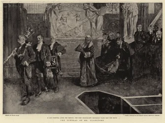 De begrafenis van Mr. Gladstone